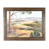 Landscape by Pamela Berger, Oil on canvas, sold Jun 2021