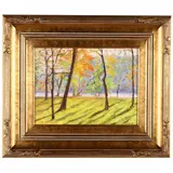 Fall at Hessian Lake by Walter Lynn Mosley, Oil on Masonite, sold Jun 2021
