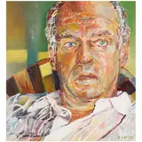 Portrait of Joe Rowand by Beverly McIver, Oil on canvas, sold Jun 2021