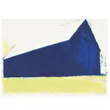 Kentucky Barn by Wolf Kahn, Silkscreen in colors, sold Jun 2021