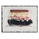Dutch Masters by Larry Rivers, Cast paper in relief with charcoal and acrylic, sold Jun 2021