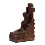 Rock of Ages by Leslie Garland Bolling, Hand-carved wood, sold Jun 2021