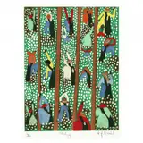 Toiling by Winfred Rembert, Etching in colors with hand coloring, sold Jun 2021