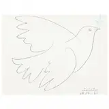 Colombe Volant by Pablo Picasso, Lithograph in colors, sold Jun 2021