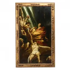 Saint Sebastian by John Koch, Oil on canvas (wax lined), sold Jun 2021