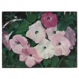 Petunias by Jane Peterson, Oil on canvasboard, sold Jun 2021