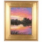 North Carolina Sunrise by Thomas DeDecker, Oil on canvas, sold May 2021