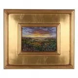 Spring Flowers - Sunset by Thomas DeDecker, Oil on canvas, sold May 2021