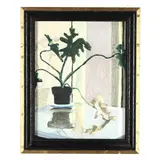 Philodendron by Lucy Spencer, Oil on paper, sold May 2021