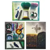 Three Original Works by Gregory Litinsky, Each watercolor on Arches paper, sold May 2021