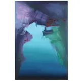Untitled by Bob Rankin, Large acrylic on canvas with heavy impasto, sold May 2021