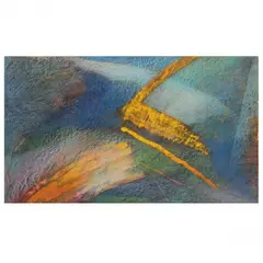 Untitled by Herb Jackson, Oil crayon on paper, sold May 2021