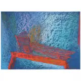 Untitled by Herb Jackson, Oil on crayon on paper, sold May 2021