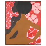 Two Women by Willie Lee Nash, Acrylic on canvas, sold May 2021