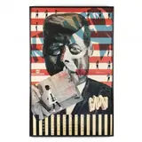 A Vintage Italian John F. Kennedy Poster/Calendar by Italo Lupi, Lithograph and offset lithograph, sold May 2021