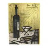 Bread and Wine by Bernard Buffet, 1964, Lithograph, sold May 2021