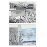 Pair of Lithographs Titled Wort by Robert Rauschenberg, Photomechanical lithographs published in, sold May 2021