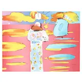 Warm Regards by Peter Max, Lithograph in colors, sold May 2021