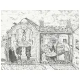 The Salesman at the Door by Seymour Rosofsky, Lithograph, sold May 2021