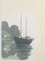 Untitled by Gustav Rudberg, Colour lithograph, sold Oct 2026