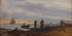 Fisherman by Oidentifierad Konstnär, Oil painting, sold Oct 2026