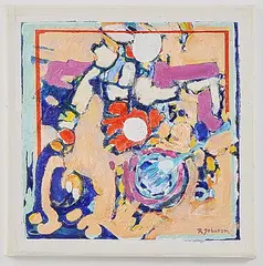 Composition by Ralph Jobsson, oil, sold Oct 2026