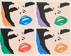 Untitled by Johnny Acosta, Serigraph, sold Oct 2026
