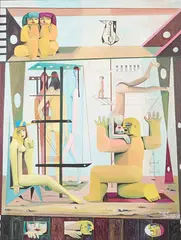 Amsterdam Schow by André Bouhéret, Oil painting, sold Oct 2026