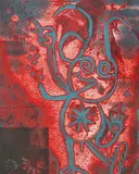 What´s up by Lone Recht, Colour lithograph, sold Oct 2026