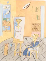 Untitled by Madeleine Pyk, Colour lithograph, sold Oct 2026