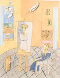 Untitled by Madeleine Pyk, Colour lithograph, sold Oct 2026
