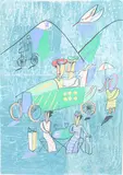 HC by Madeleine Pyk, Colour lithograph, sold Oct 2026
