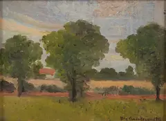 Landscape by Nils Andersson, Oil painting, sold Oct 2026