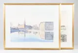 Stockholm motifs by Berndt Rune Jäverbrandt, Colour lithographs, sold Oct 2026