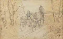 Ljusterö by Acke Åslund, 1942, Mixed media, sold Oct 2026