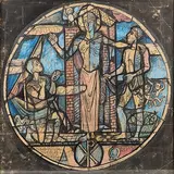Sackristian i Slöinge Kyrka by Einar Forseth, Mixed media, sold Oct 2026