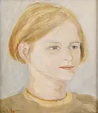 Portrait by Märtha Bolin-Clason, Oil painting, sold Oct 2026