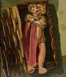 Figurine by Lars Norrman, 1939, Oil painting, sold Oct 2026