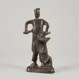 Figurine depicting a blacksmith by Allan Ebeling, Sculpture, sold Oct 2026