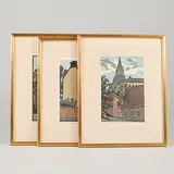 Stockholm motifs by Sven-Olov Ehrén, Woodcuts, sold Oct 2026