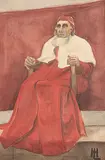 Religious motif by Harriet Löwenhjelm, Watercolour, sold Oct 2026