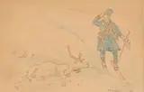 En överraskning by Ossian Elgström, 1928, MIXED MEDIA, sold Oct 2026