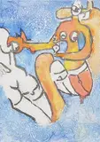 Composition by Oidentifierad Konstnär, Monotype, sold Sep 2026