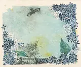 Floral composition by Bengt Ladin, Colour lithograph, sold Sep 2026