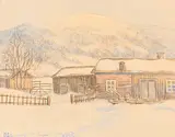 Study by Oscar Lycke, Watercolor, sold Sep 2026