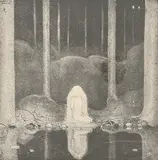Tuvstarr vid tjärnet by John Bauer, Mezzotint, sold Sep 2026