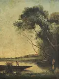 River landscape by Okänd Konstnär, Oil painting, sold Sep 2026
