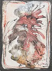 Reinkarnation I by Lech Rzewuski, Mixed media, sold Sep 2026