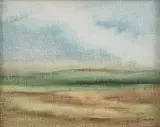 Lätta skyar by Ditti Hood, Oil painting, sold Sep 2026