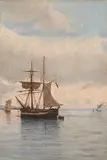 Sailing ship by Okänd Konstnär, Oil painting, sold Sep 2026